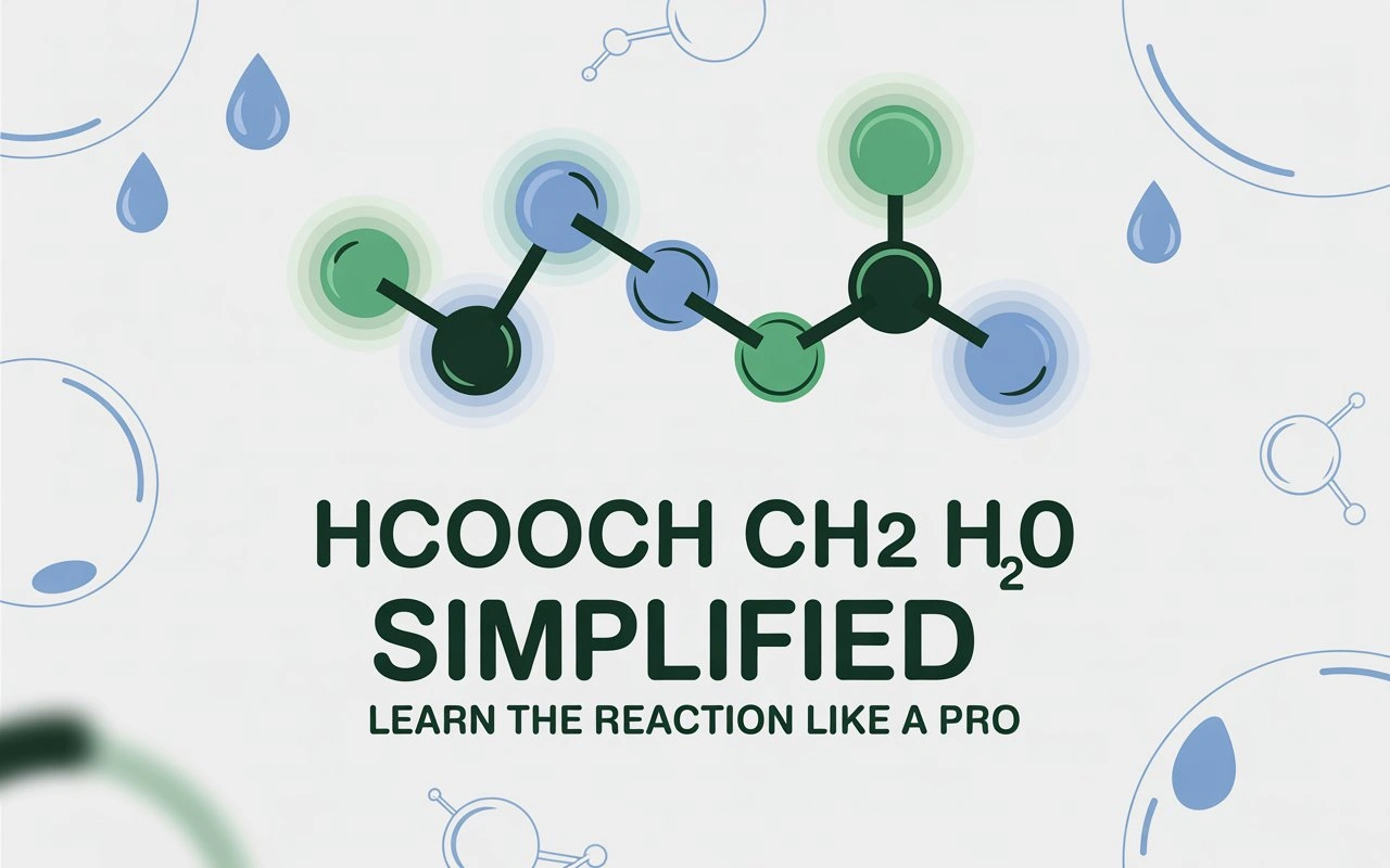 HCOOCH CH2 H2O