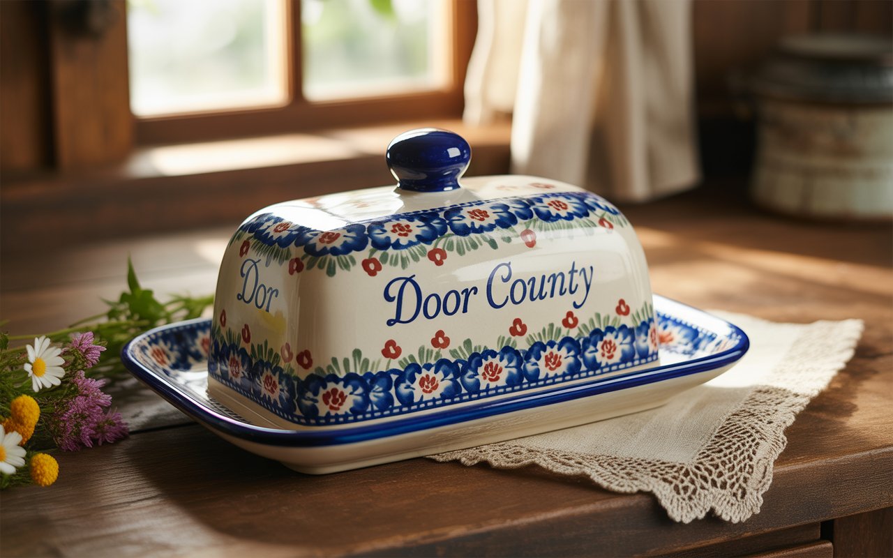 Door County Polish Butter Dish