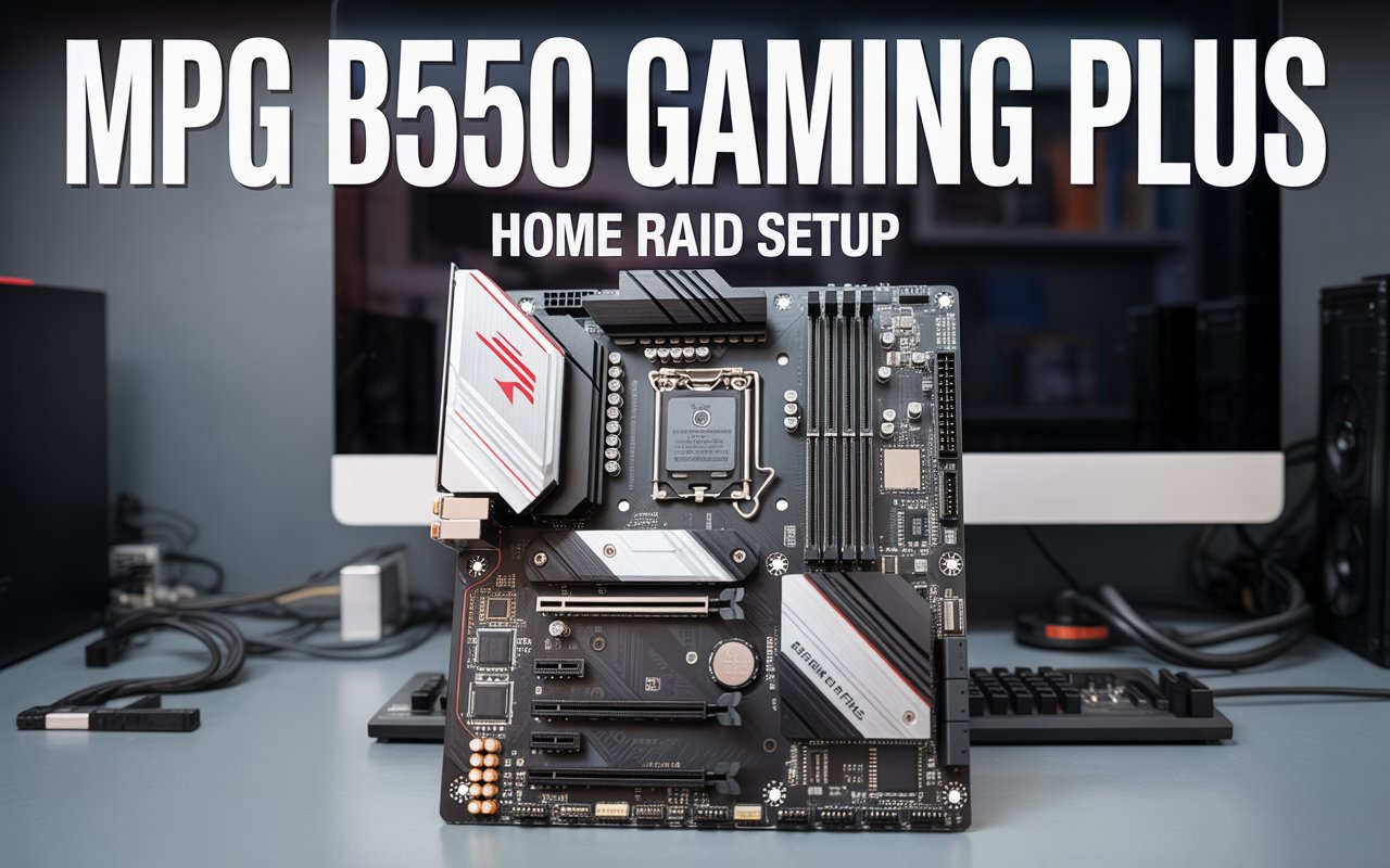 MPG B550 Gaming Plus Home RAID Setup