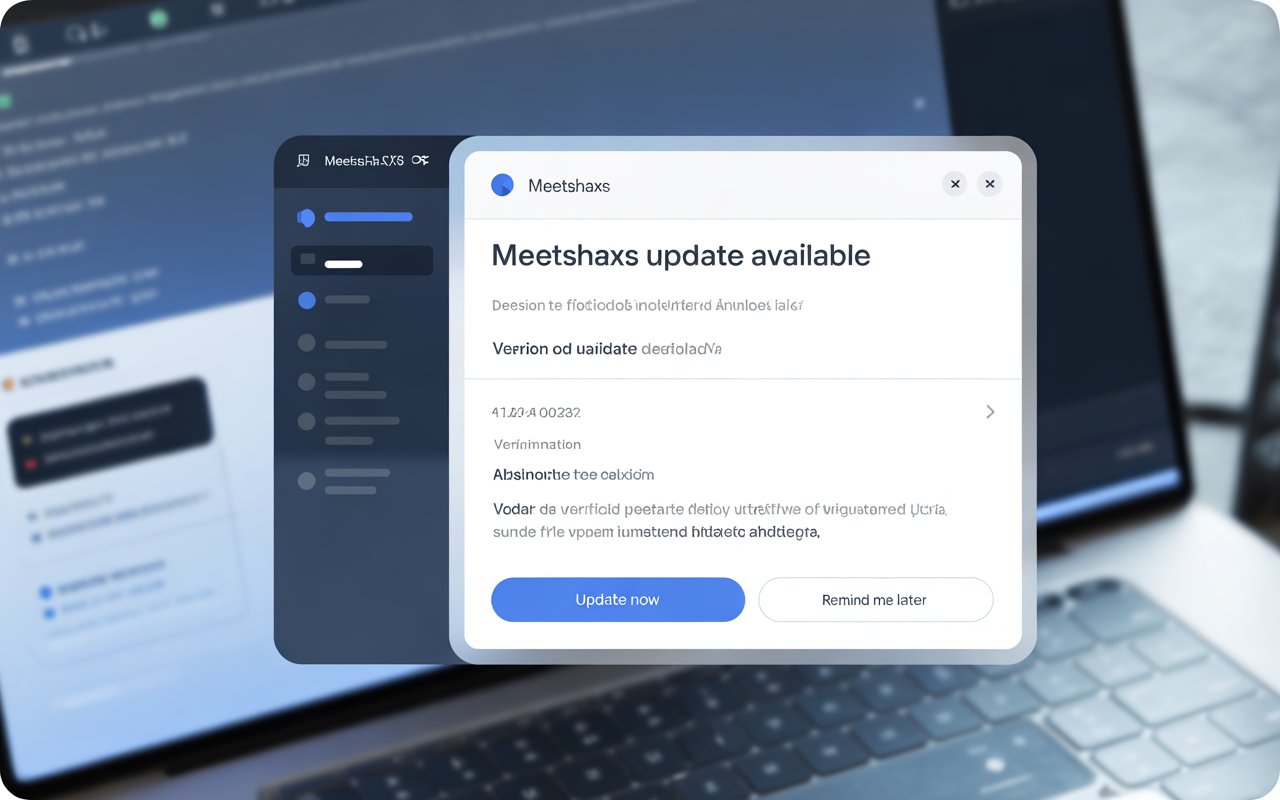 Software Meetshaxs update