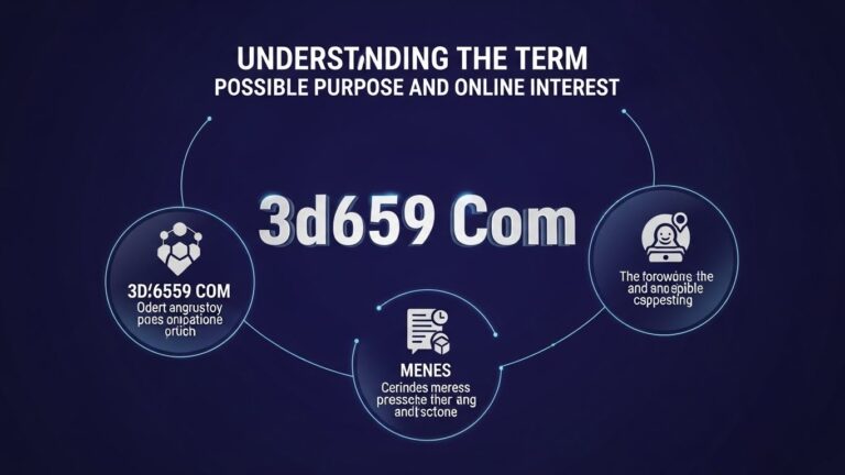 3d659 Com: Understanding the Term, Possible Purpose, and Online Interest