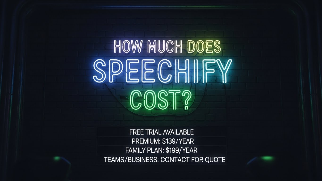 How Much Does Speechify Cost