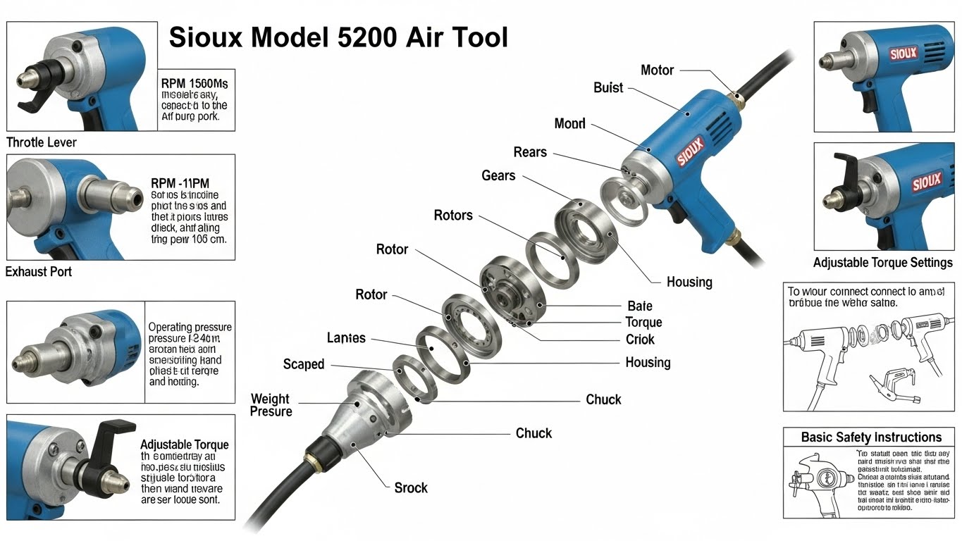 Sioux Model 5200 Air Tool