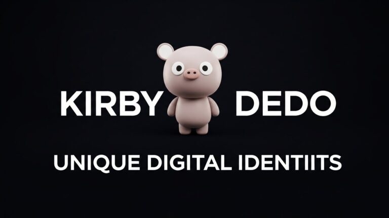 Kirby Dedo and the Emergence of Unique Digital Identities