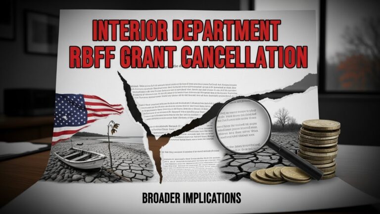 Interior Department RBFF Grant Cancellation and Its Broader Implications