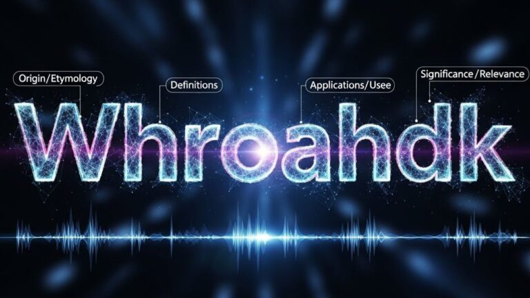 Whroahdk: Understanding Its Meaning, Uses, and Relevance