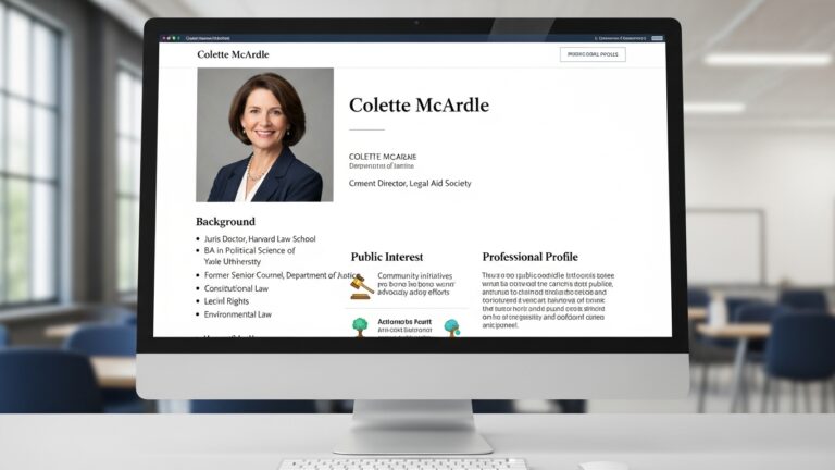 Collette McArdle: Background, Public Interest, and Professional Profile
