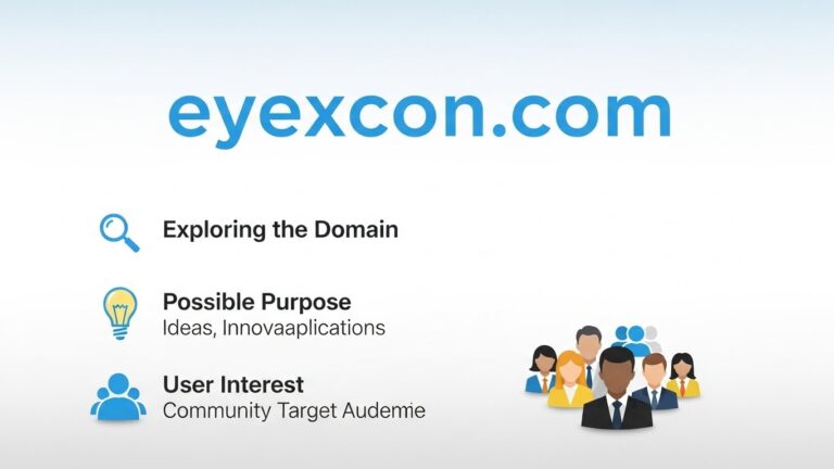 eyexcon.com: Exploring the Domain, Possible Purpose, and User Interest