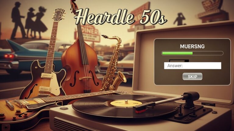 Heardle 50s: A Nostalgic Music Guessing Experience for Classic Sound Lovers