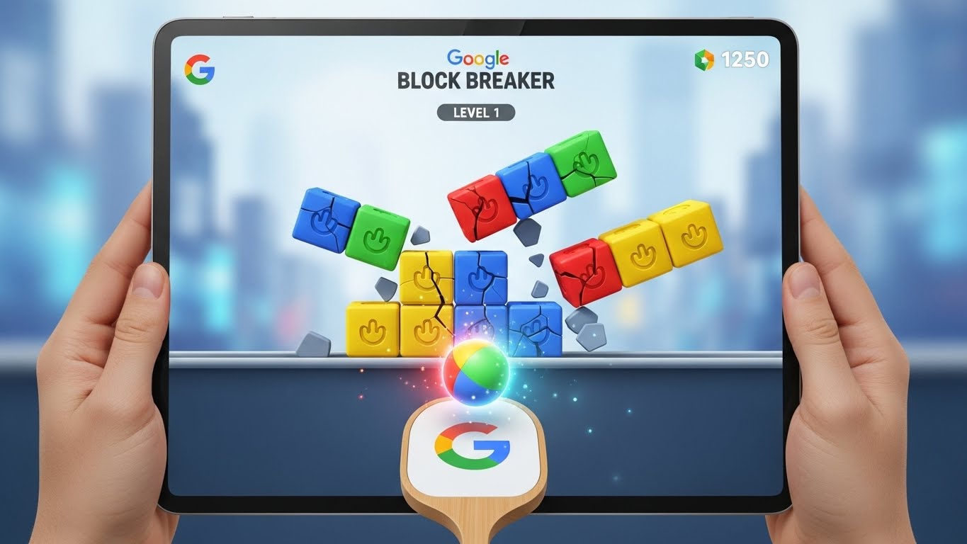 Google Block Breaker