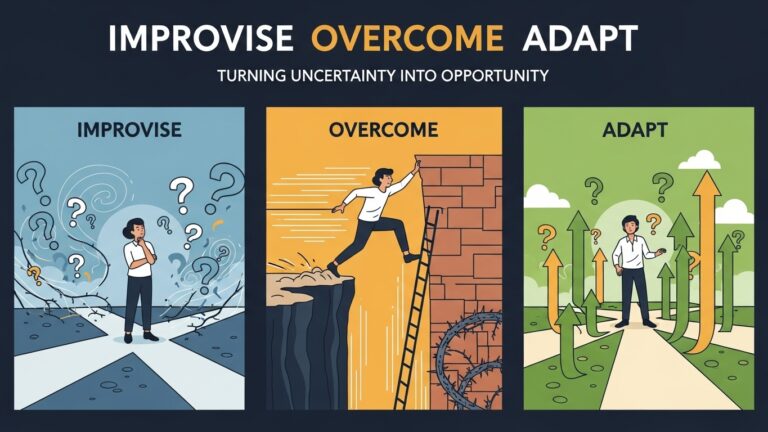 Improvise Overcome Adapt: Turning Uncertainty into Opportunity