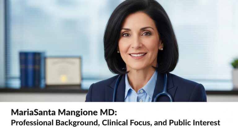 MariaSanta Mangione MD: Professional Background, Clinical Focus, and Public Interest