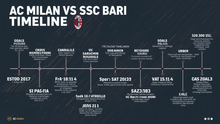 Chronicles of Rivalry: The AC Milan vs SSC Bari Timeline Through the Years