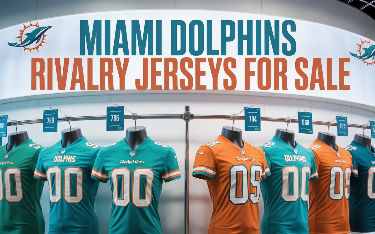 Miami Dolphins rivalry jersey for sale