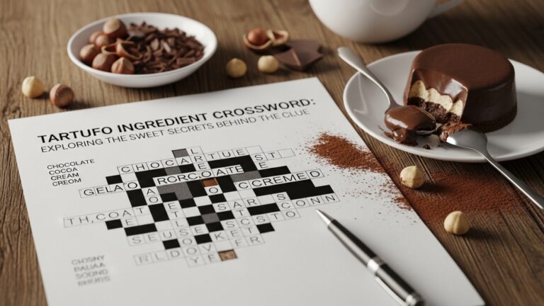 Tartufo Ingredient Crossword: Exploring the Sweet Secrets Behind the Clue