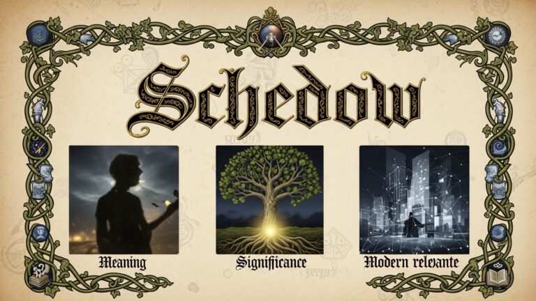 Schedow: Understanding Its Meaning, Significance, and Modern Relevance