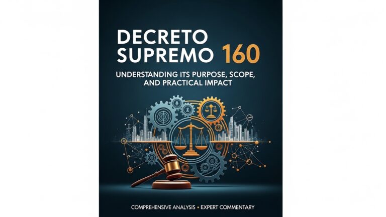 Decreto Supremo 160: Understanding Its Purpose, Scope, and Practical Impact