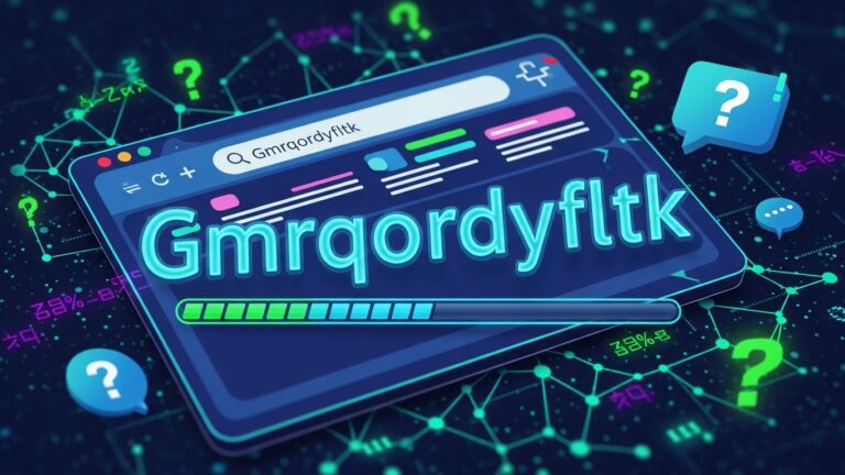 Gmrqordyfltk: Meaning, Digital Context, and Online Usage