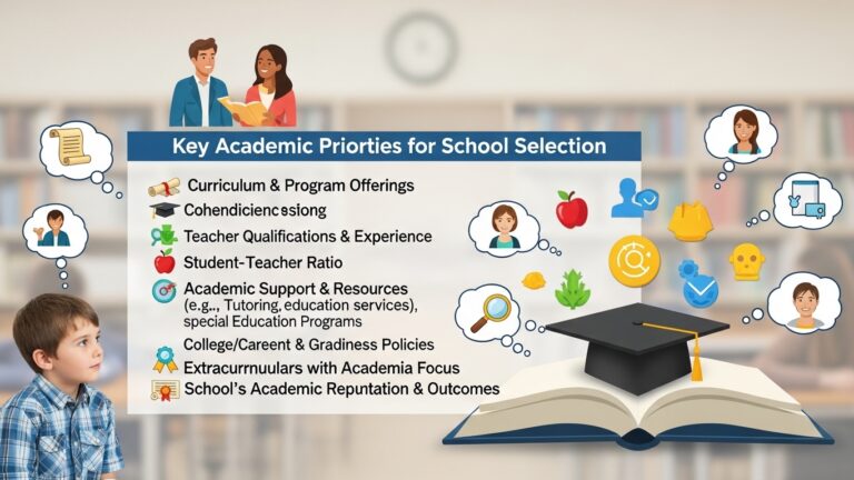 Academic Priorities to Evaluate When Selecting a School for Your Son