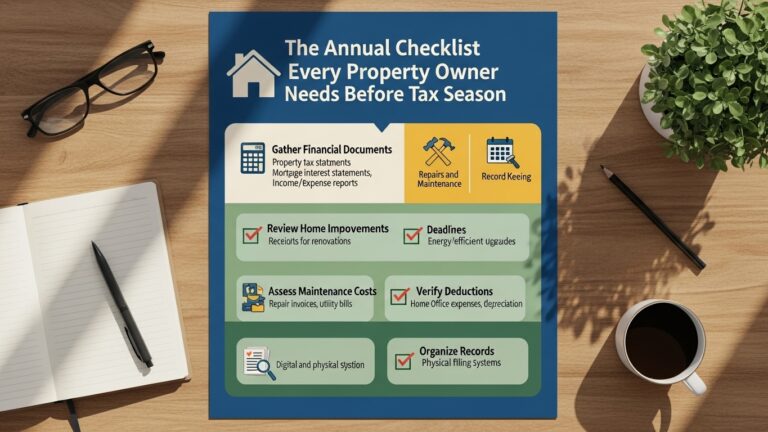 The Annual Checklist Every Property Owner Needs Before Tax Season