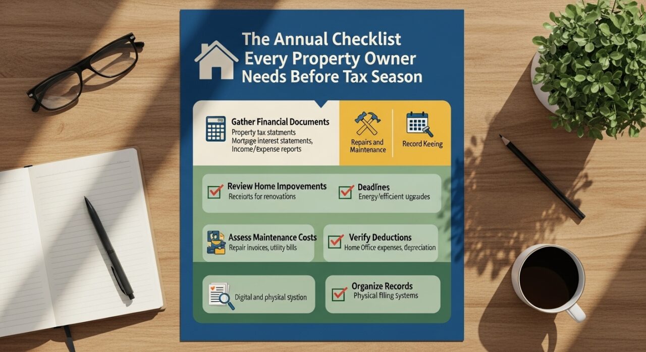 The Annual Checklist Every Property Owner Needs Before Tax Season