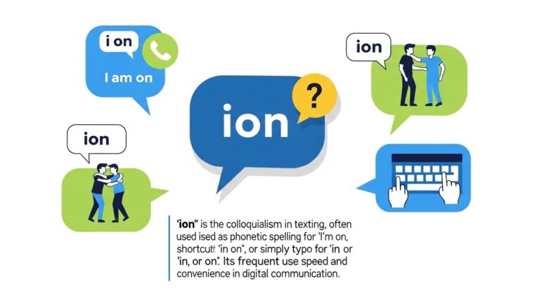 What Does Ion Mean in Text and Why People Use It So Often