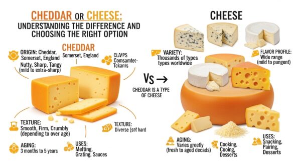 Cheddar or Cheese: Understanding the Difference and Choosing the Right Option