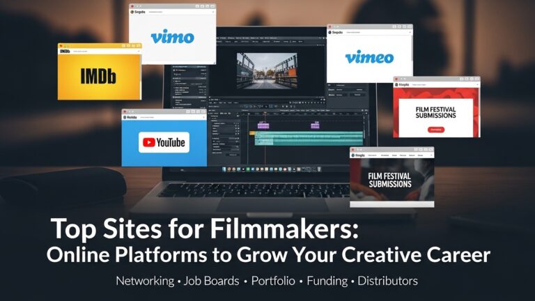 Top Sites for Filmmaker: Essential Online Platforms to Grow Your Creative Career