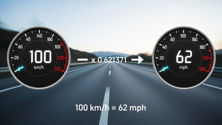 Speed Conversion Made Simple: Understanding 100 kmh to mph Clearly