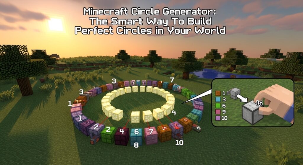Minecraft Circle Generator: The Smart Way to Build Perfect Circles in ...