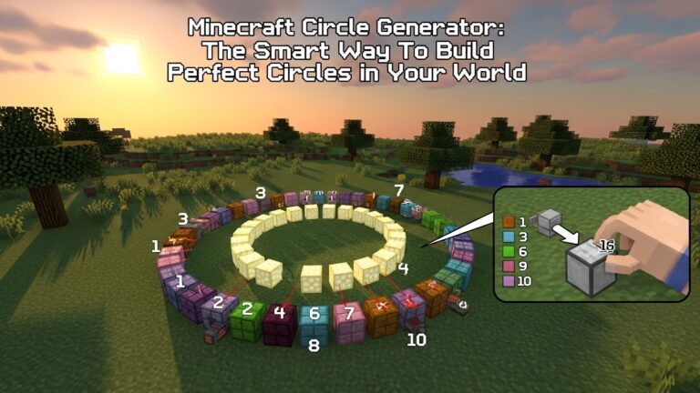Minecraft Circle Generator: The Smart Way to Build Perfect Circles in Your World