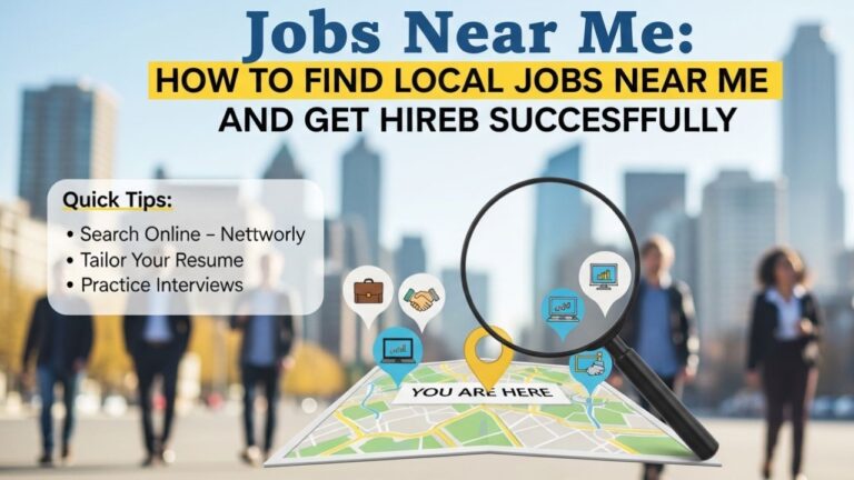 Jobs Near Me: How to Find Local Jobs Near Me and Get Hired Successfully