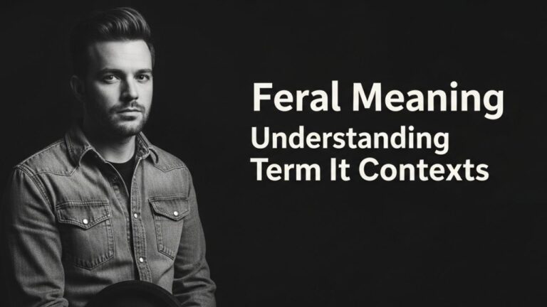 Feral Meaning: Understanding the Term and Its Contexts