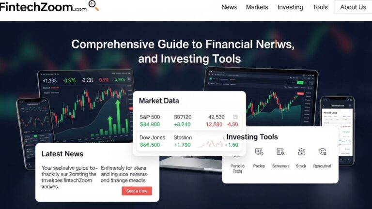 FintechZoom.com: Comprehensive Guide to Financial News, Markets, and Investing Tools