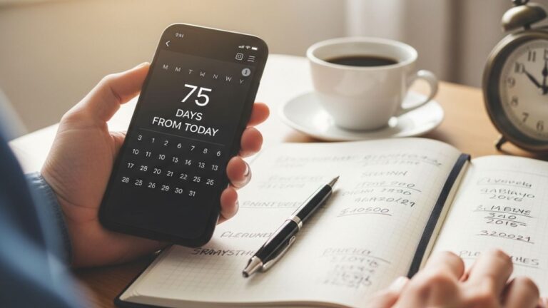 75 Days From Today: How to Calculate It and Why It Matters