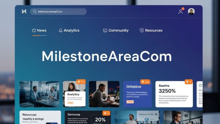 MilestoneAreaCom: A Modern Digital Platform for Information