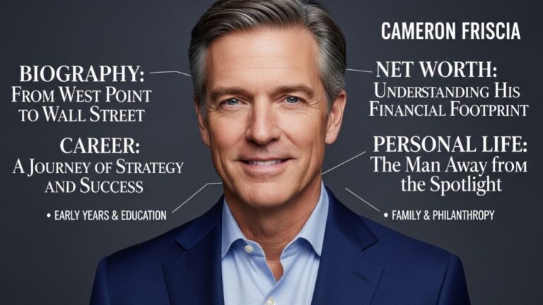 Cameron Friscia: Biography, Career, Net Worth & Personal Life