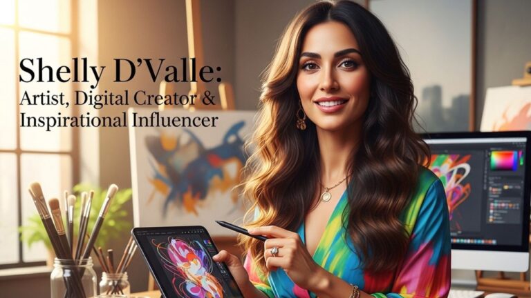 Shelly D’Valle: Artist, Digital Creator & Inspirational Influencer