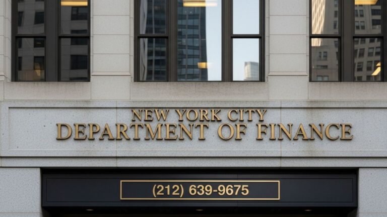 Phone Number for New York City Department of Finance – How to Contact Them