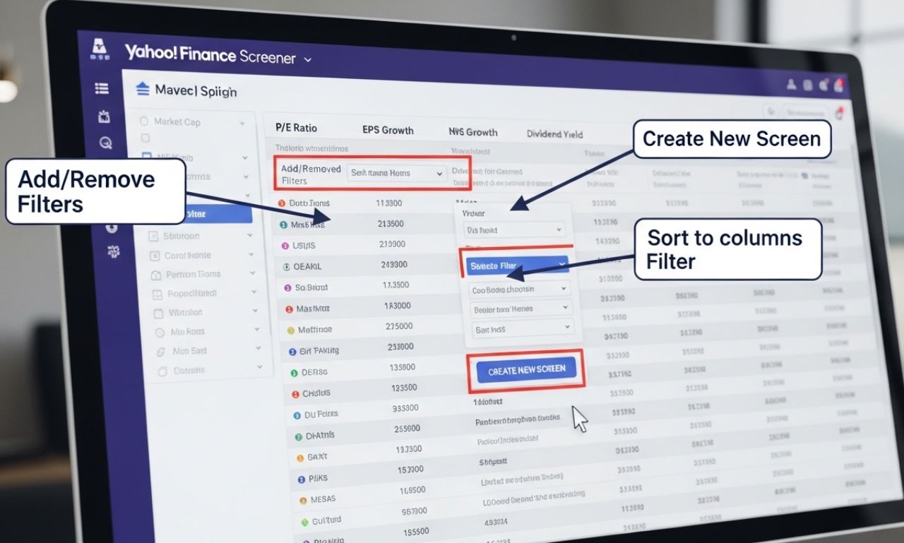 Yahoo Finance Screener