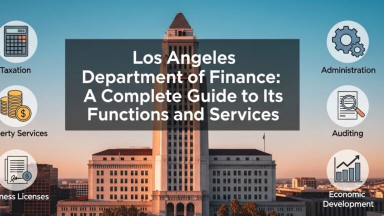 Los Angeles Department of Finance: Guía Completa Sobre Sus Funciones y Servicios