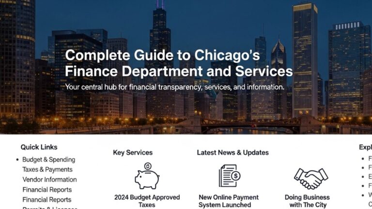 CityofChicago.org Finance – Complete Guide to Chicago’s Finance Department and Services
