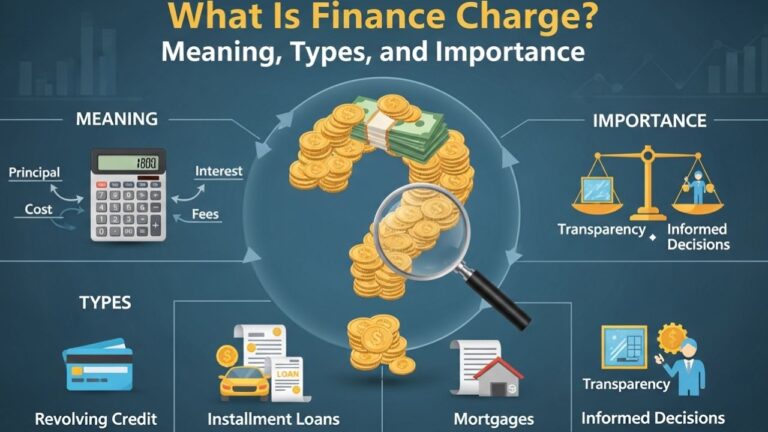 What Is Finance Charge? Meaning, Types, and Importance
