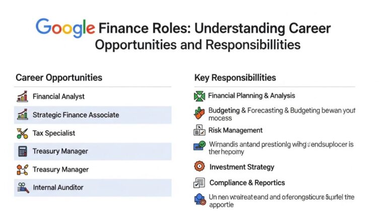 Google Finance Roles: Understanding Career Opportunities and Responsibilities