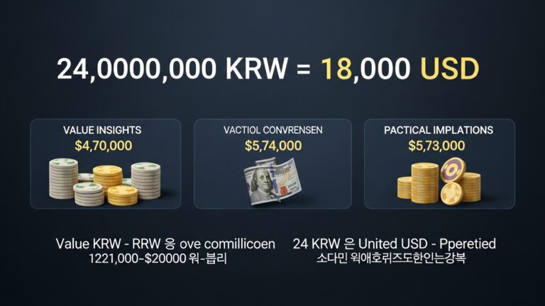 24 Million Won to USD: Accurate Conversion, Value Insights, and Practical Implications