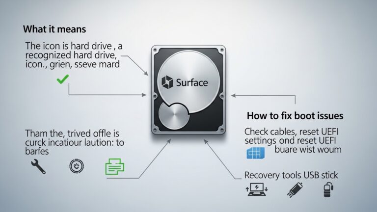 Surface UEFI Hard Drive Icon: What It Means and How to Fix Boot Issues