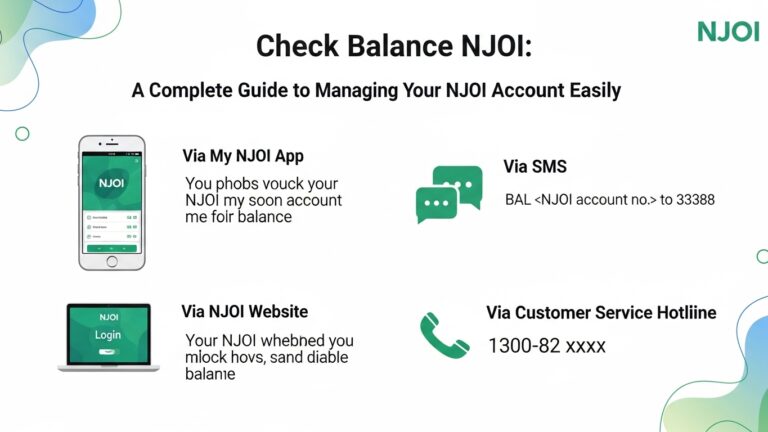Check Balance NJOI: A Complete Guide to Managing Your NJOI Account Easily