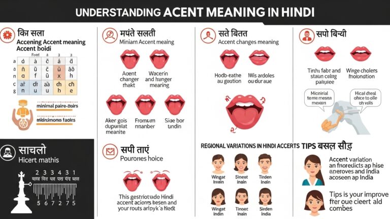 Understanding Accent Meaning in Hindi: A Complete Guide to Pronunciation and Expression