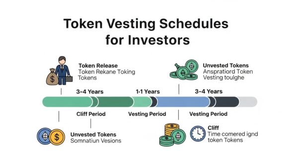 What Are Token Vesting Schedules for Investors?