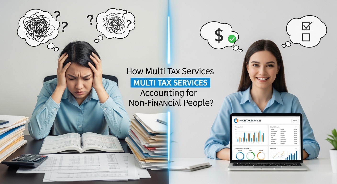How Multi Tax Services Simplifies Accounting for Non-Financial People ?